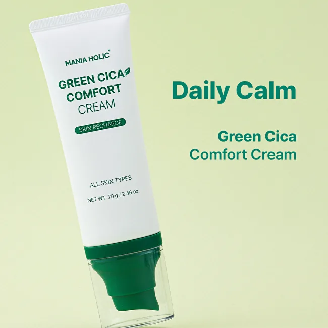Mania Holic Soothing moisturizing cream Green Cica Comfort Cream 70 g thumbnail 4