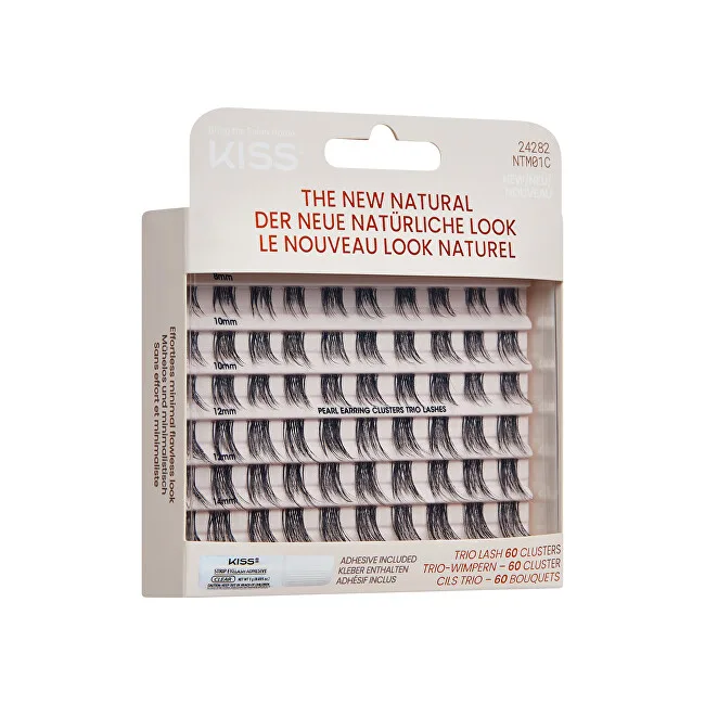 Kiss The New Natural Trio Multi False Eyelashes thumbnail 3
