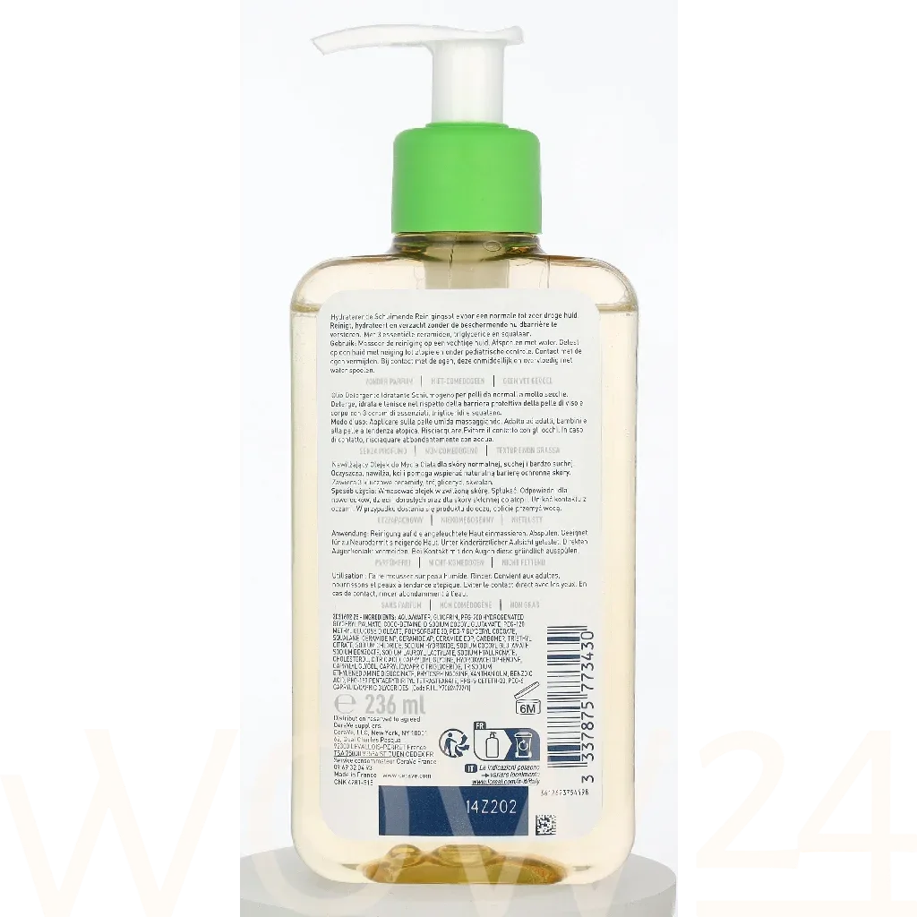 CeraVe Facial cleansers hydrating foaming oil cleanser thumbnail 3
