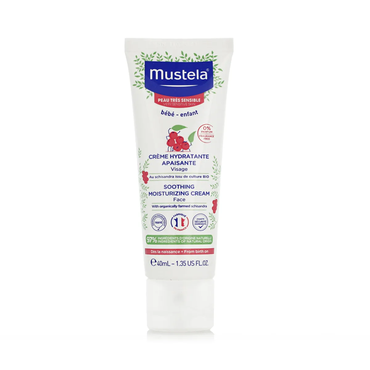 Mustela Bébé Soothing Moisturizing Face Cream thumbnail 2