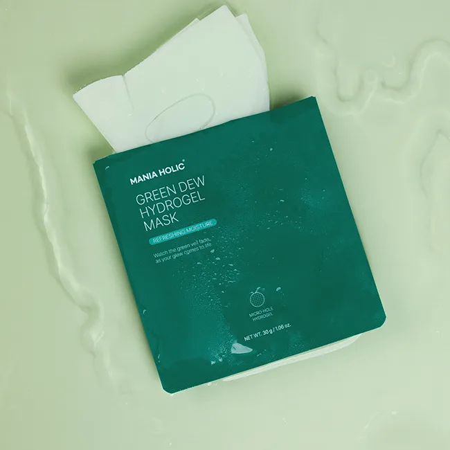 Mania Holic Hydrating hydrogel mask Green Dew Hydrogel Mask thumbnail 3
