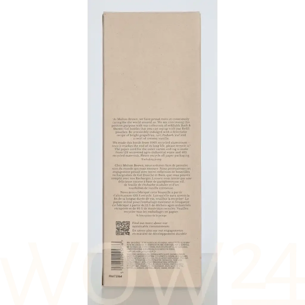Molton Brown Molton Brown Infinite Delicious Rhubarb & Rose Bath & Shower Gel thumbnail 3