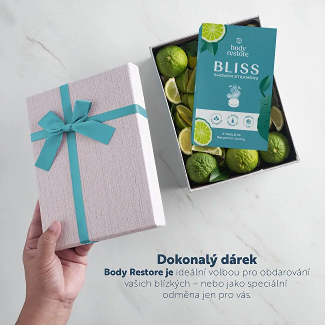Body Restore Set of aromatic tablets for the shower Bergamot Spring Shower Steamers 3 pcs thumbnail 7