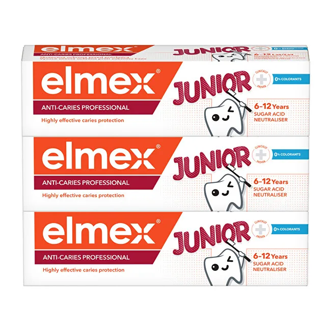 Elmex Junior Professional Trio Toothpaste 3 x thumbnail 2