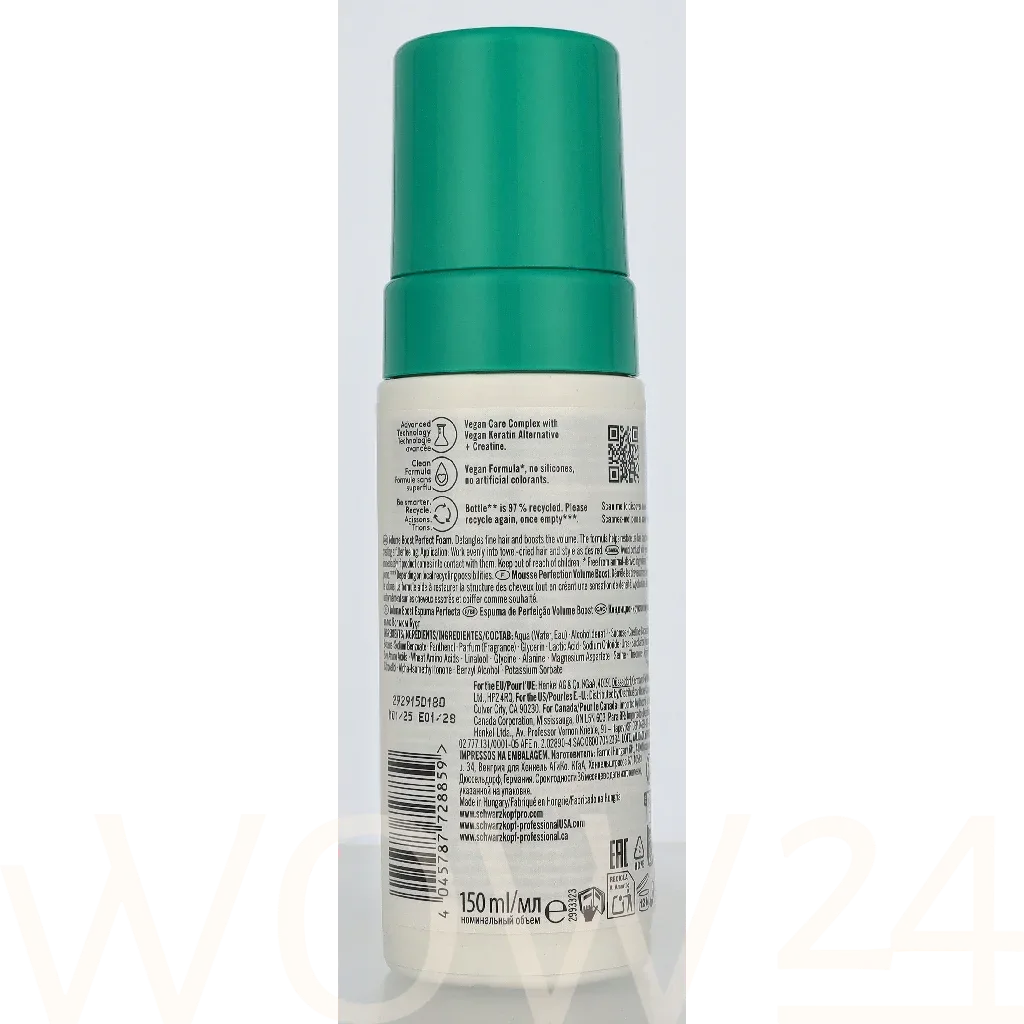 Schwarzkopf  BC Bonacure Volume Boost Creatine Perfect Foam thumbnail 3