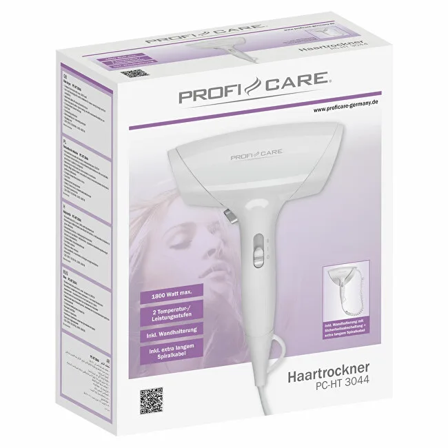 Profi care Hair dryer with wall bracket PC-HT 3044 thumbnail 8