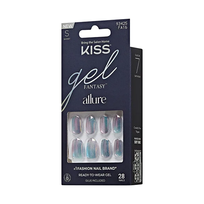 Kiss Gel nails Gel Fantasy Allure (Change Chance) 28 pcs thumbnail 4