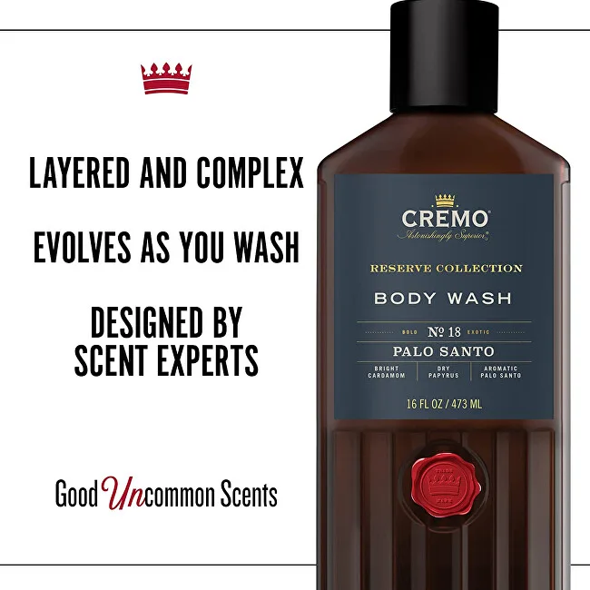 Cremo Reserve Collection Palo Santo Shower Gel (Body Wash) 473 ml thumbnail 2