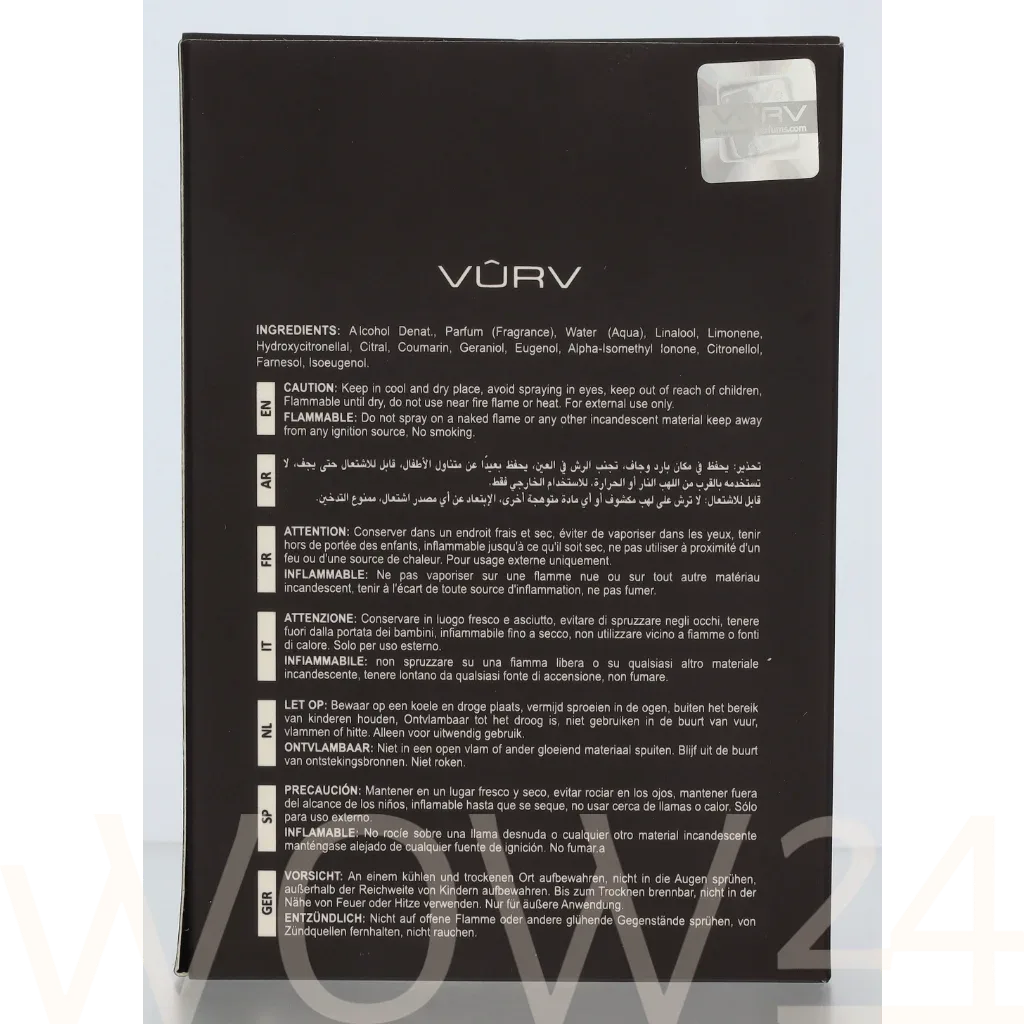 Vurv Vurv Profumo Intensity Collector’s Edition Edp Spray thumbnail 3