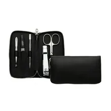 DuKaS Black manicure set for men with zipper 5-piece Premium Line thumbnail 2