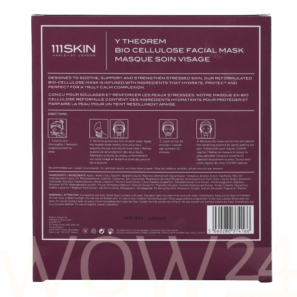 111skin Y Theorem Bio Cellulose Facial Mask thumbnail 3