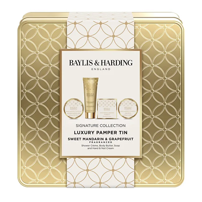 Baylis & Harding Body care gift set in a tin can Mandarin & Grapefruit 4 pcs thumbnail 2