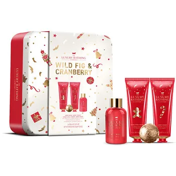 The Luxury Bathing Company Fig & Cranberry Bath Care Gift Set 4 pcs thumbnail 2