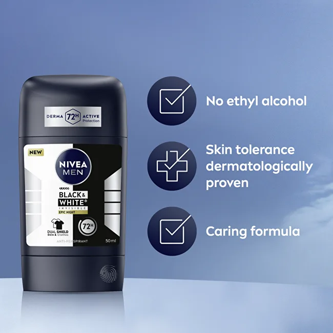 Nivea Solid antiperspirant B&W Epic Night Anti-Perspirant 50 ml thumbnail 5