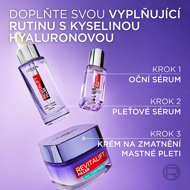Loreal Skin cream for oily skin Revitalift Filler Oil Control (Cream) 50 ml thumbnail 7