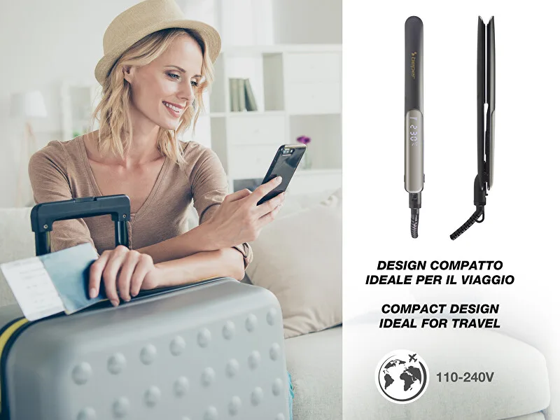 Beper Hair straightener Ceramic Pro Style P301PIS200 thumbnail 3