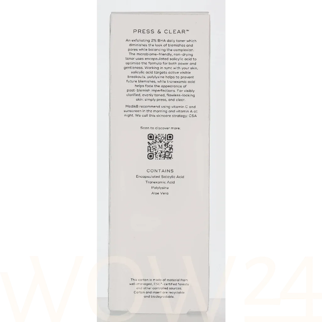 Medik8 Press & Clear Exfoliating 2% BHA Tonic thumbnail 6