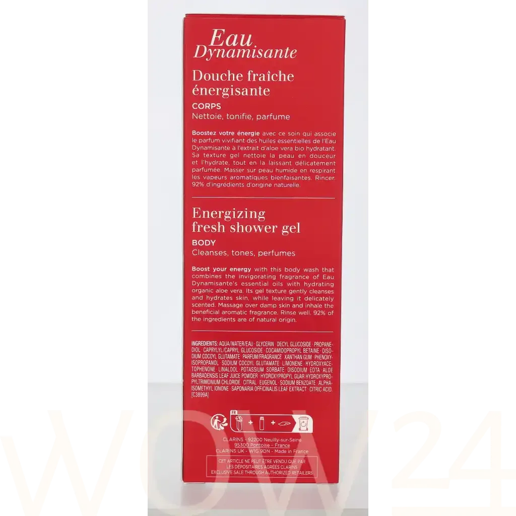 Clarins Aroma Eau Dynamisante Energizing Fresh Shower Gel thumbnail 3