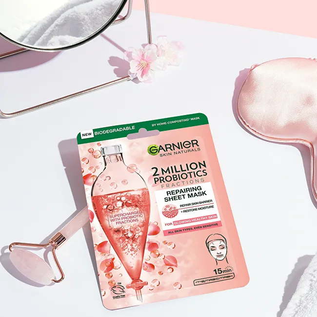 Garnier Skin Naturals 2 Million Probiotics Repairing Sheet Mask thumbnail 5