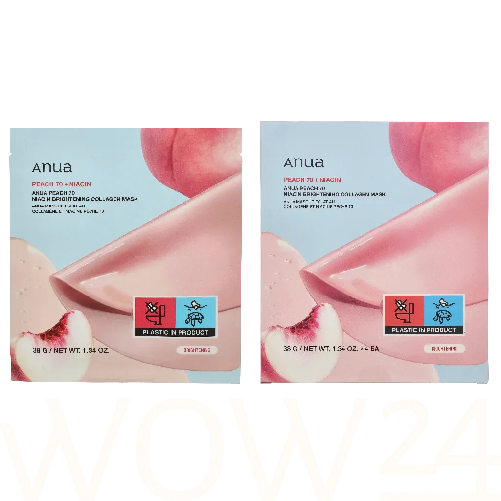 Anua Anua Peach 70 Nacin Brightening  Collagen Mask thumbnail 4
