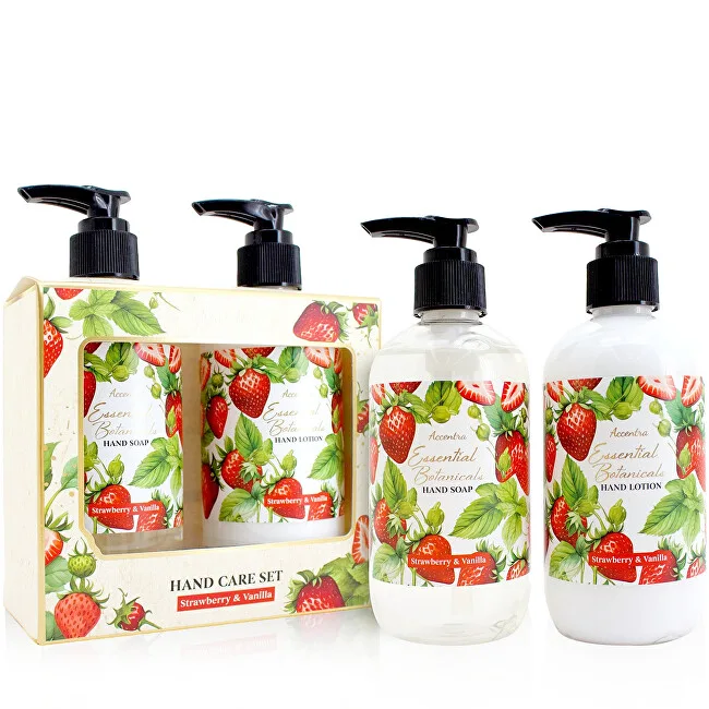 Accentra Essential Botanics Strawberry & Vanilla Hand Care Gift Set thumbnail 2