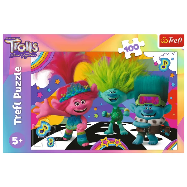 TREFL  Dėlionė „Troliai 3“, 100 det.