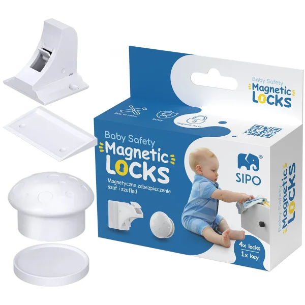 apsauga stalčiams durelėms magnetinė 4 vnt SBS-M4 thumbnail 7