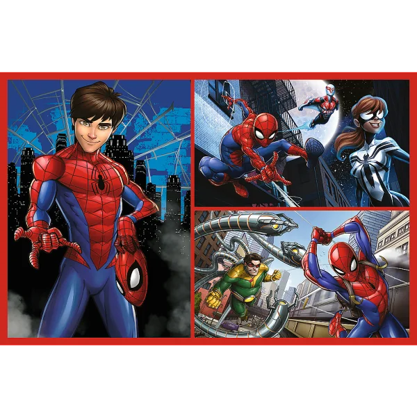  SPIDER-MAN Dėlionių rinkinys „Voro istorijos“, 2 x 70 det.