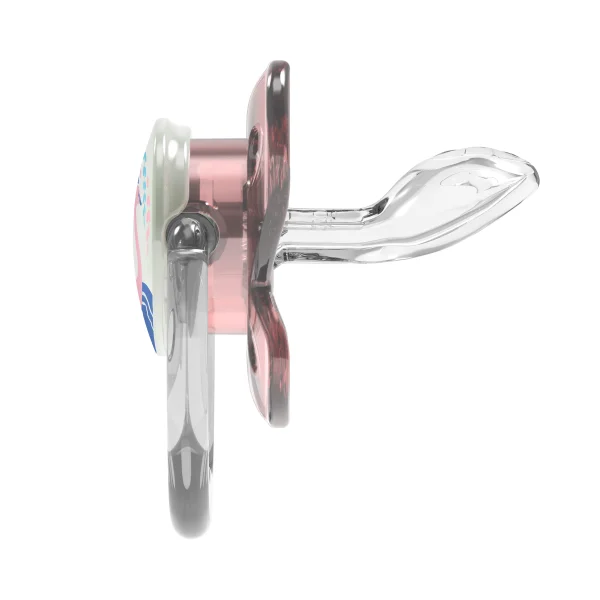  čiulptukai PREVENT BUTTERFLY 0-6 mėn., 2 vnt., rožiniai