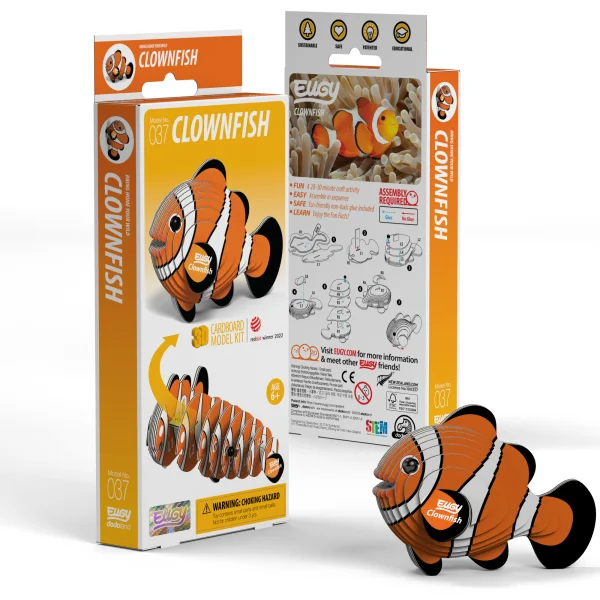  3D kartoninis modelis „Jūrų klounas“