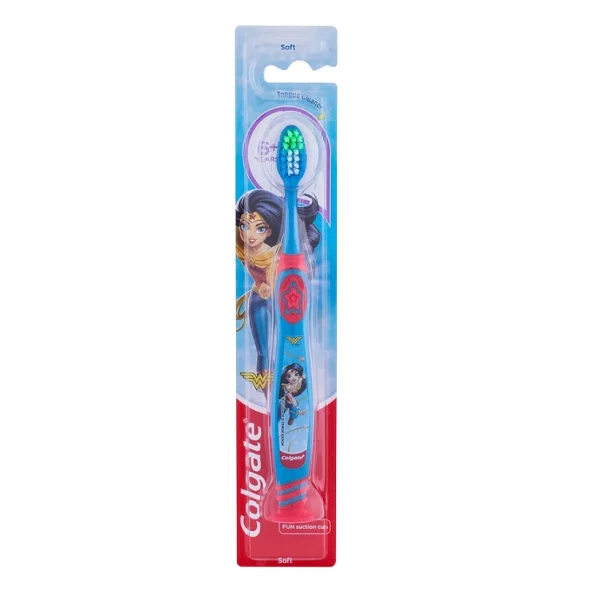 Kids dantų šepetėlis nuo 6 metų, NENUGALIMOJI, Wonder Woman 