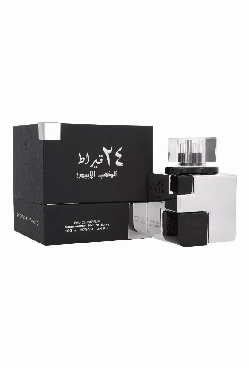 Lattafa perfumes 24 carat white gold thumbnail 4