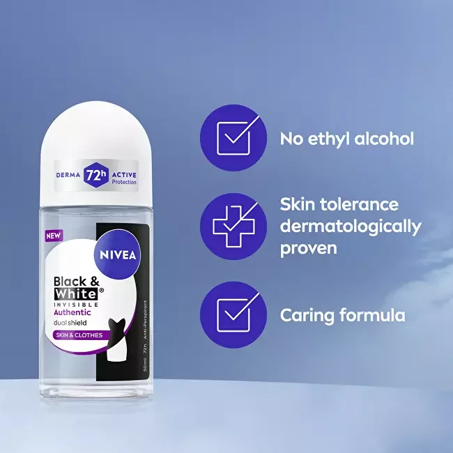 Nivea B&W Authentic Anti-Perspirant Roll-On thumbnail 5