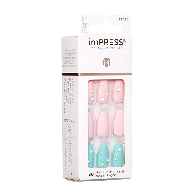 Kiss Kiss Self-adhesive nails imPRESS Nails Dew Drop 30 pcs thumbnail 3