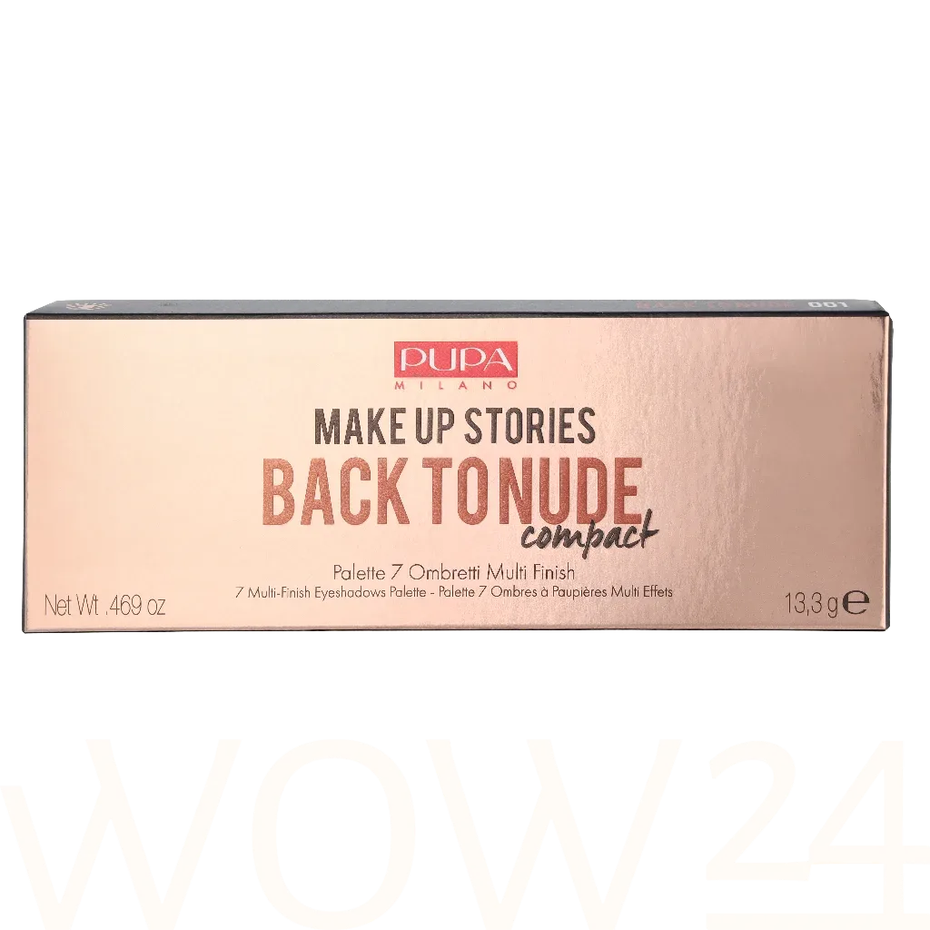 Pupa Eye shadow palette (Make-up Stories Compact Palette) 13.3 g - 002 Smokey Vibes thumbnail 2