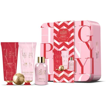 The Luxury Bathing Company Gift set in a tin box Vanilla & Almonds 4 pcs thumbnail 2