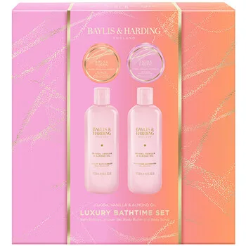 Baylis & Harding Jojoba, Vanilla & Almond Oil Bathtime Set 4 pcs Gift Set thumbnail 4