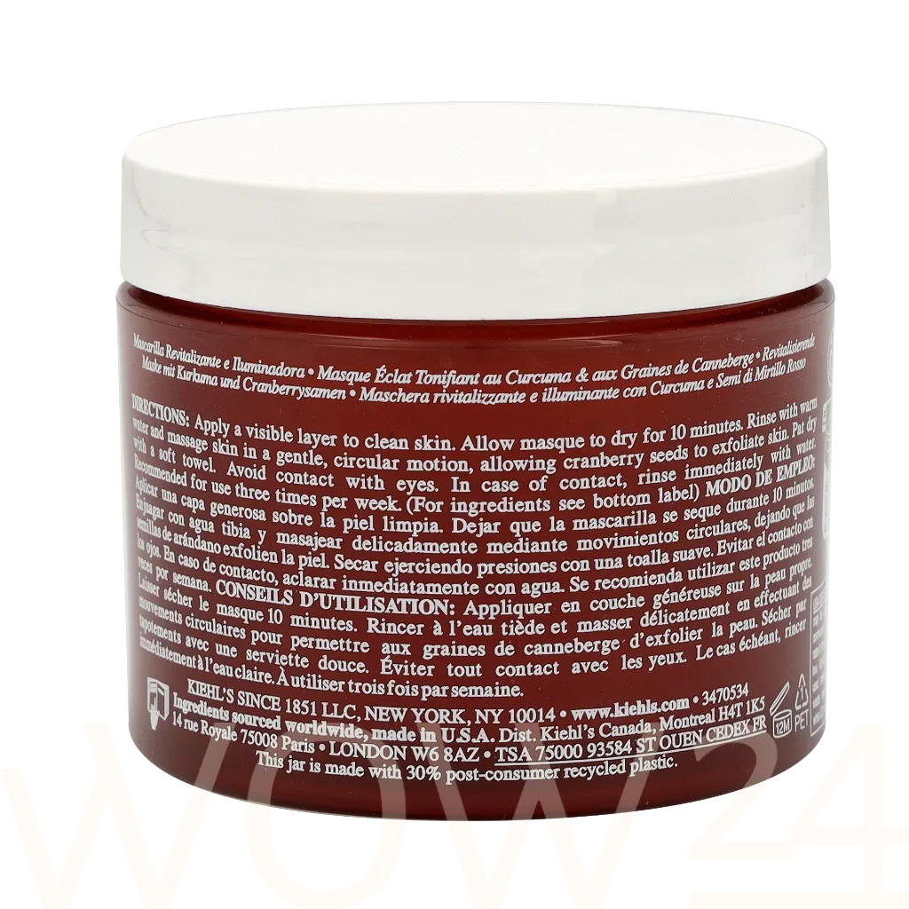 Kiehl´s Turmeric & cranberry seed energizing radiance masque thumbnail 3