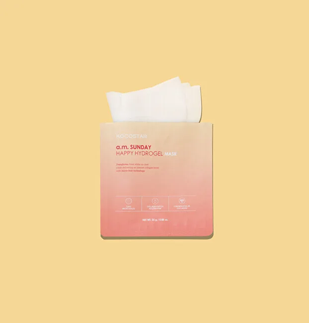 Kocostar Hydrating face mask am Sunday Happy Hydrogel Mask thumbnail 2