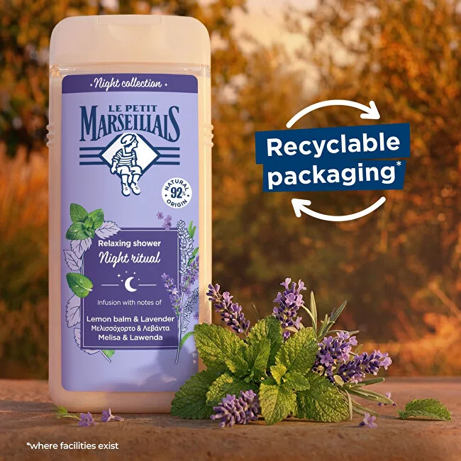 Le Petit Marseillais Shower gel Night Collection Lemon Balm & Lavender thumbnail 6