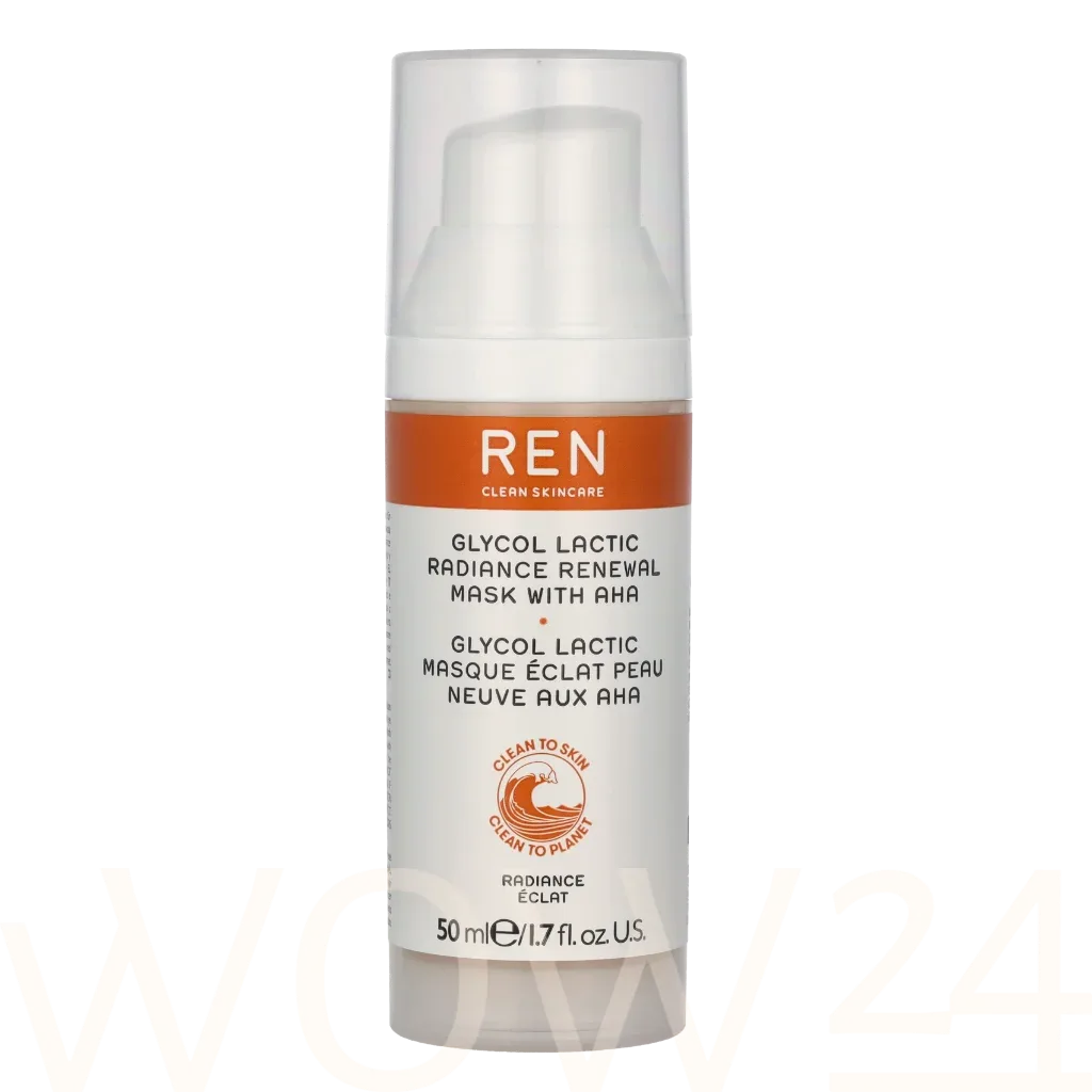 Ren clean skincare Radiance Glycolic Lactic Radiance Renewal Mask With AHA thumbnail 5