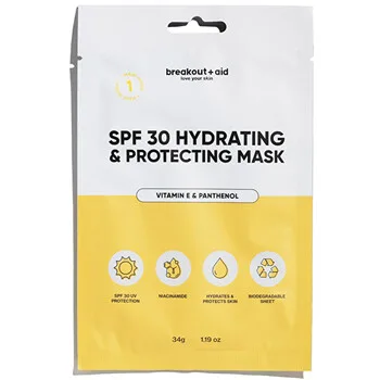 Breakout+aid Moisturizing and protective mask with vitamin E and panthenol, SPF 30 thumbnail 2