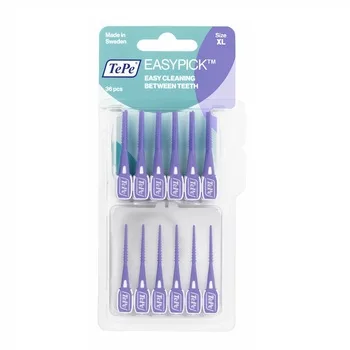 TePe Easypick XL rubber toothpicks purple - 36 ks thumbnail 2