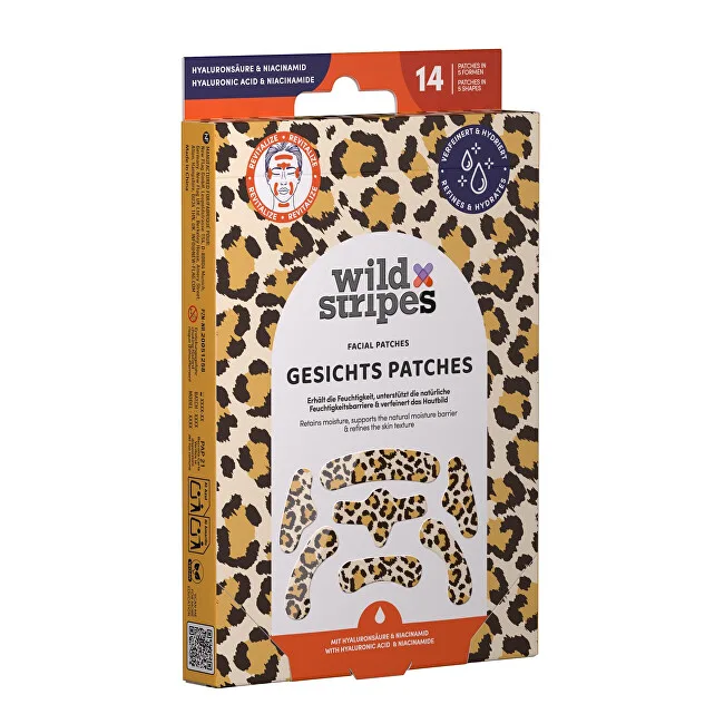 Wild Stripes Hydrocolloid patches for the skin Animal Leo Facial Patches 14 pcs thumbnail 2