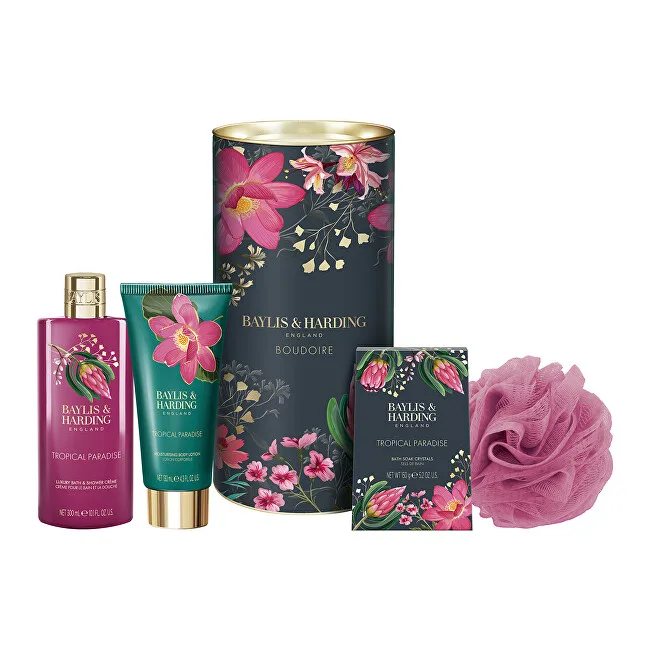 Baylis & Harding Boudoire Body Care Gift Set - Tropical Paradise Set 4 pcs thumbnail 2