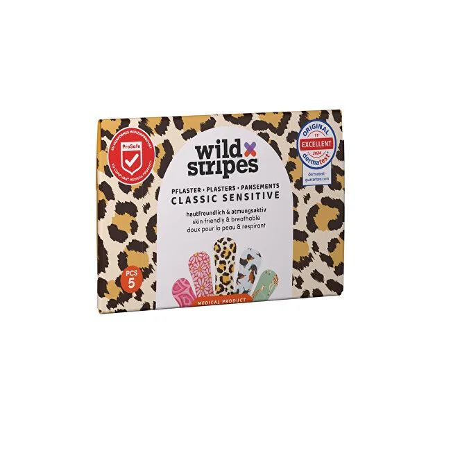 Wild Stripes Plasters Classic Sensitive Plasters 5 pcs thumbnail 2