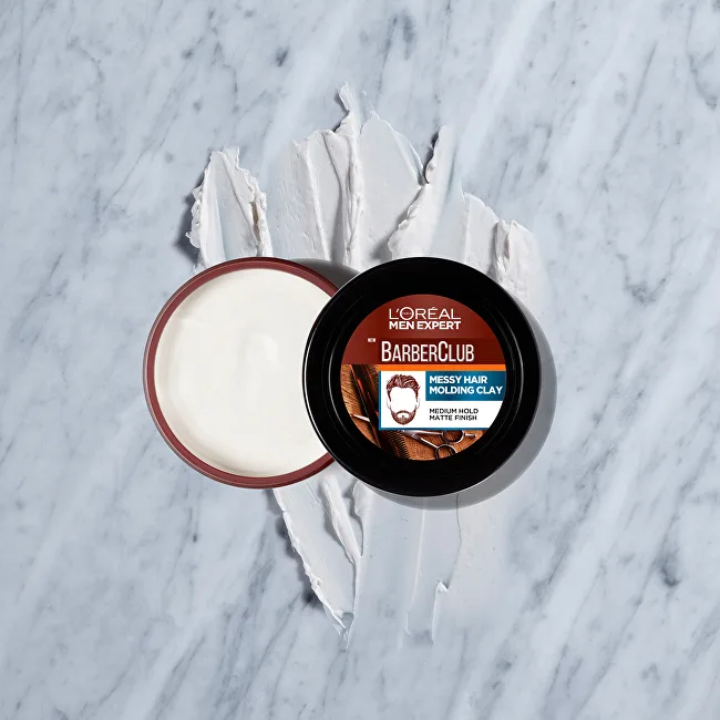 Loreal Men Expert Barber Club Messy Hair Molding Clay thumbnail 2