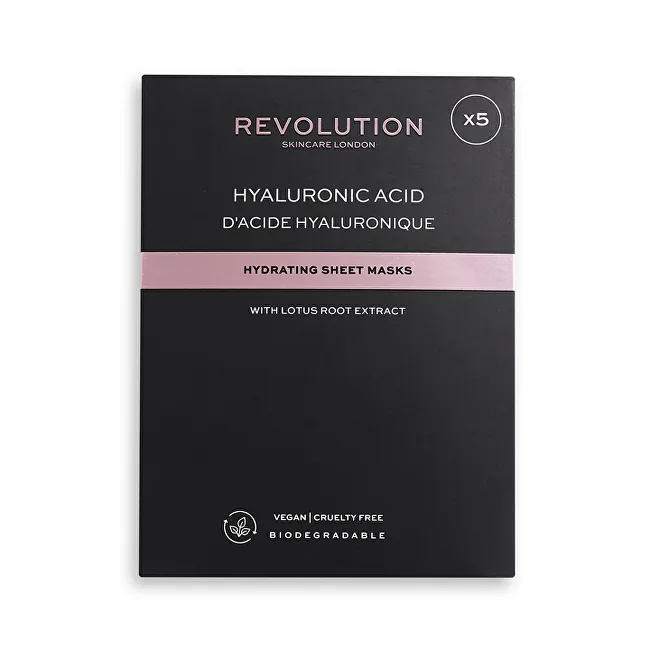 Revolution Biodegradable (Hydrating Hyaluronic Acid Sheet Mask) Set (Hydrating Hyaluronic Acid Sheet Mask) thumbnail 3