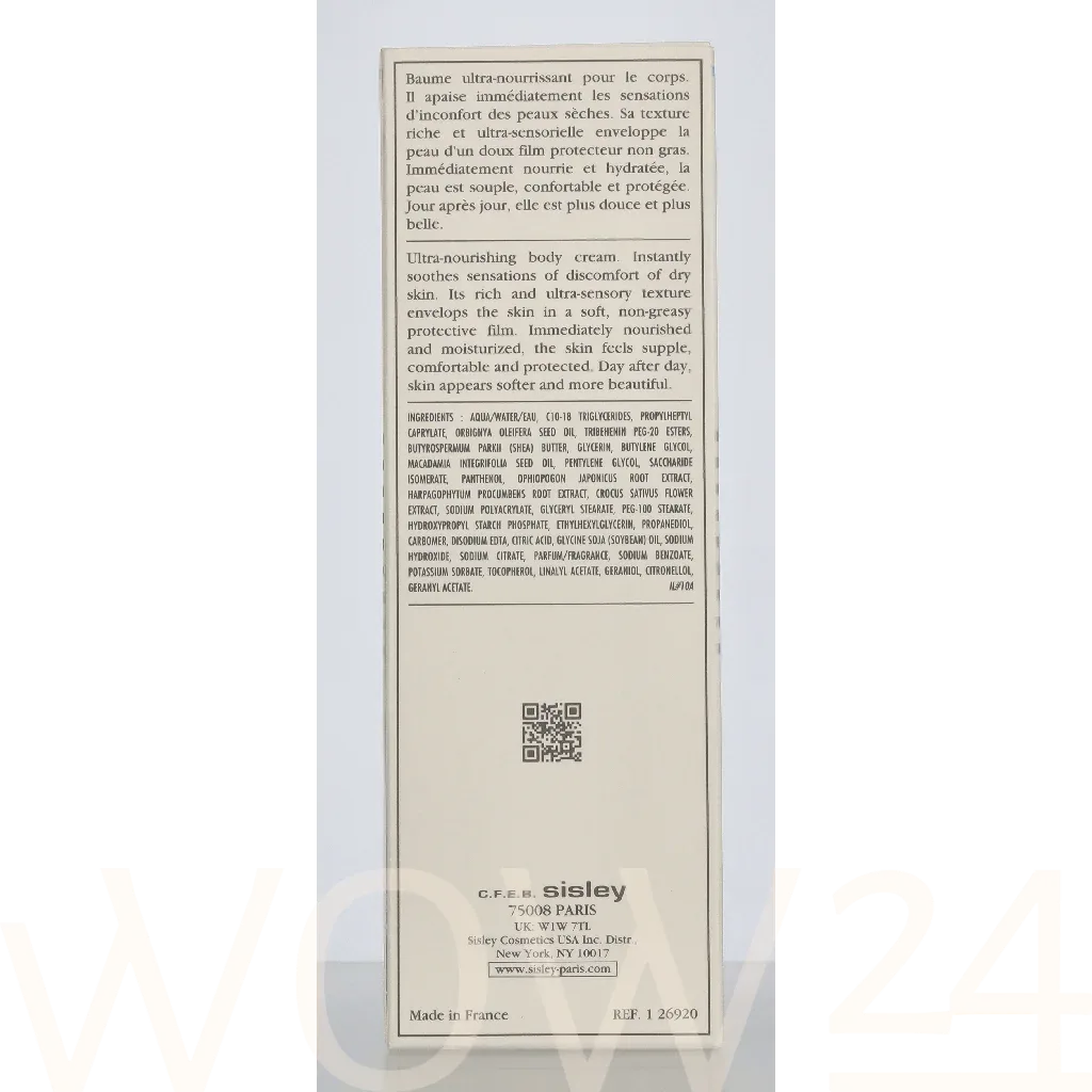 Sisley Velvet Nourishing Body Cream thumbnail 3