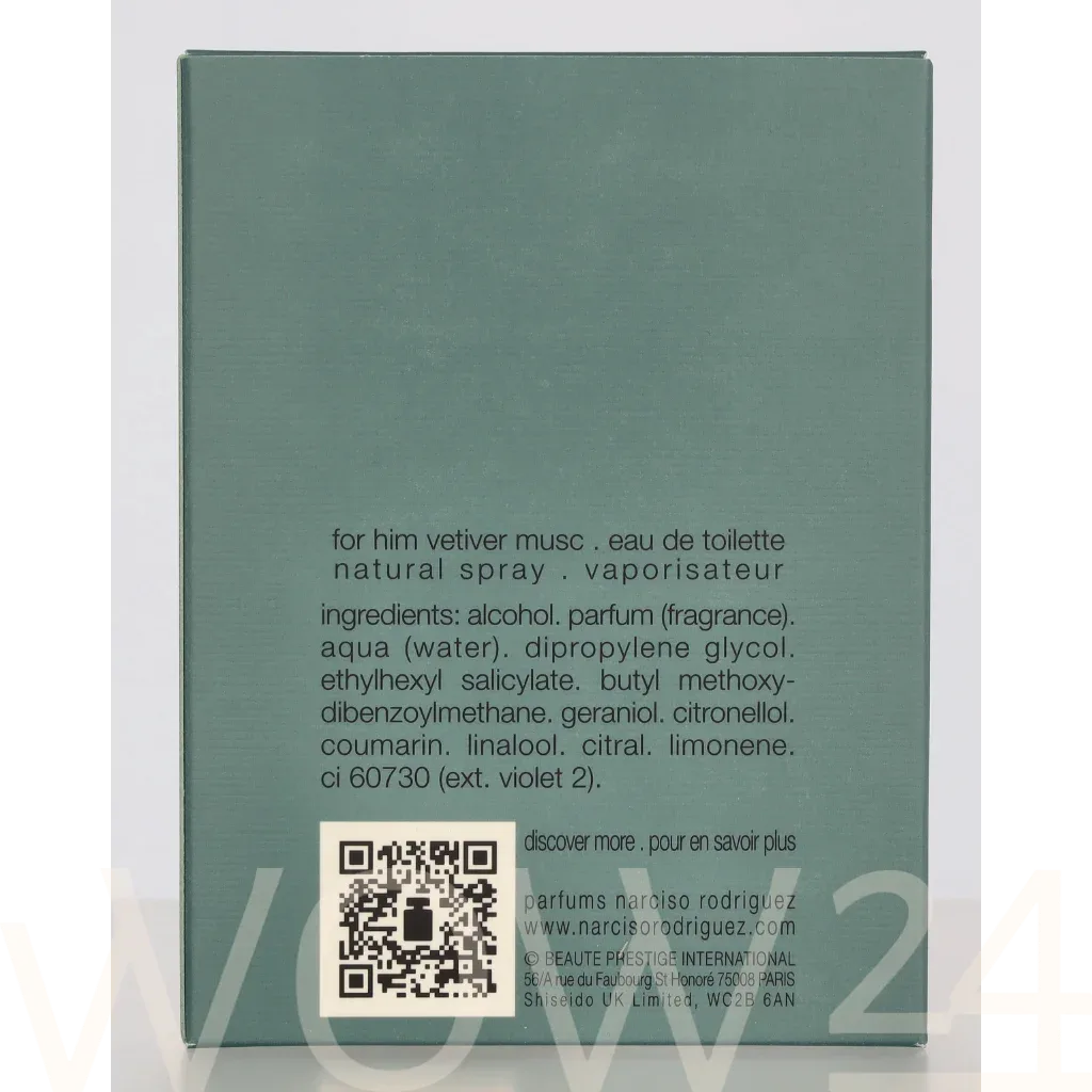 Narciso Rodriguez For Him Vetiver Musc thumbnail 3